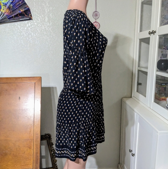 Anthropologie x Faithfull the Brand Size 4 Fresa Tunic Mini Dress Floral Boho E7 - Picture 6 of 11